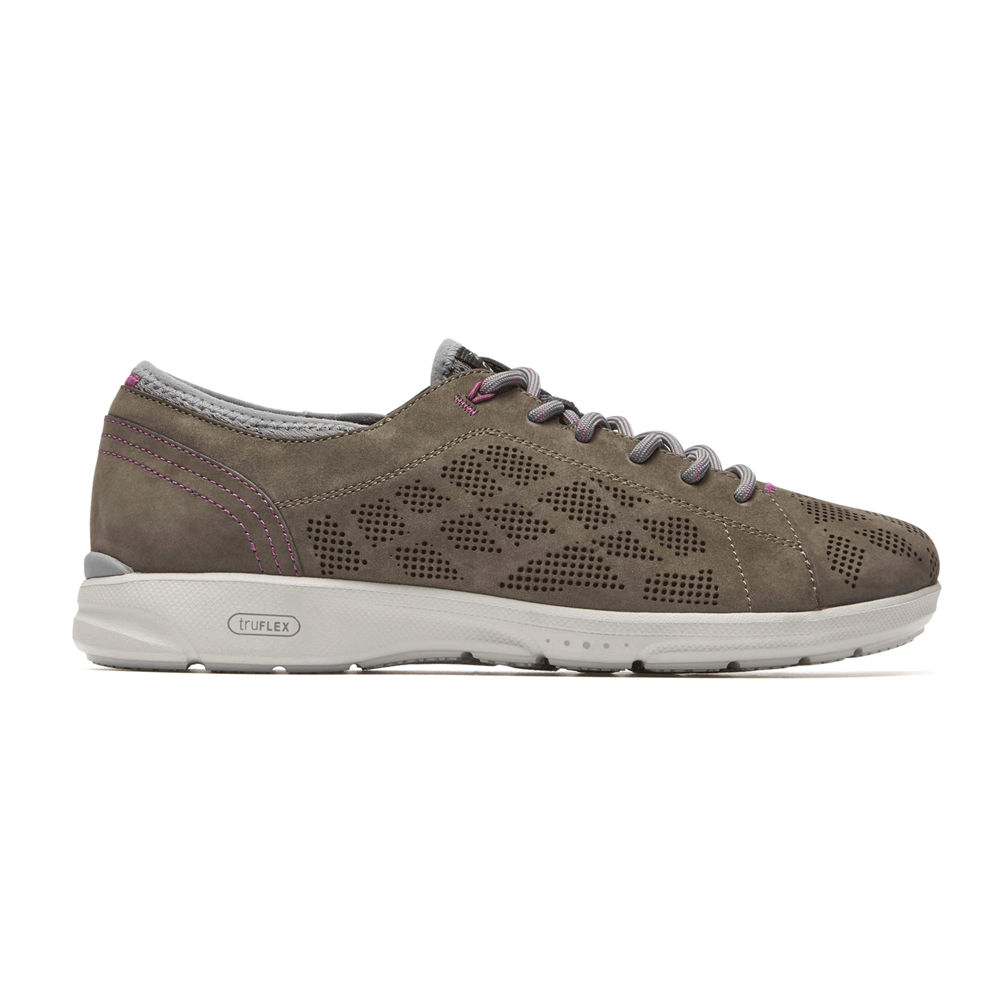 Rockport Joggesko Dame Brune - Truflex Lace-To-Toe - CPSK81642